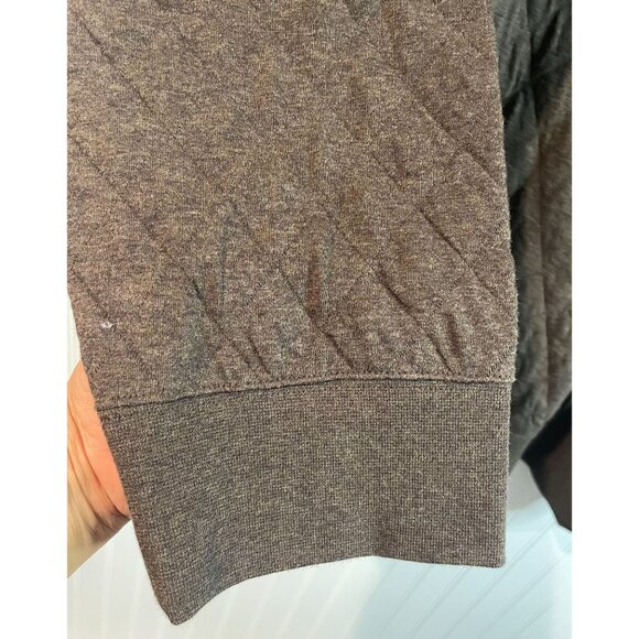 Polo Ralph Lauren Brown Heather Quilted Pullover Sweatshirt 6XB Cotton Blend Men - Picture 8 of 16